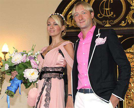 Яна Рудковская и Евгений Плющенко.