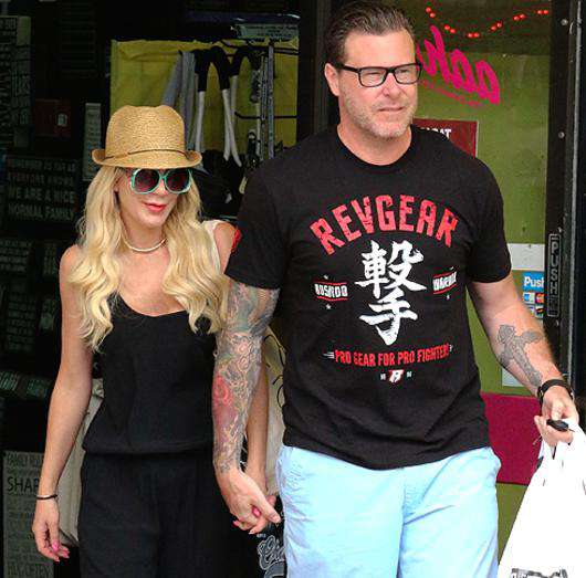 Тори Спеллинг и Дин Макдермотт. Фото: Rex Features/Fotodom.ru.