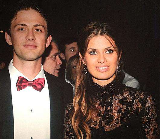 Виктория Боня и Алекс Смурфит. Фото: Twitter.com.