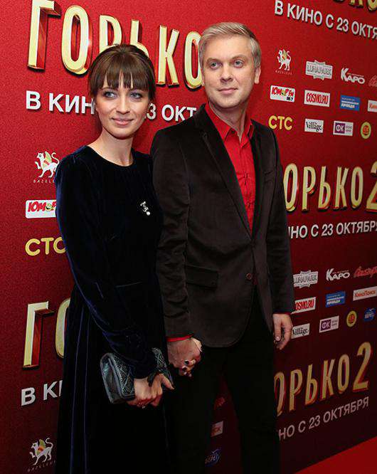 Сергей Светлаков с женой.