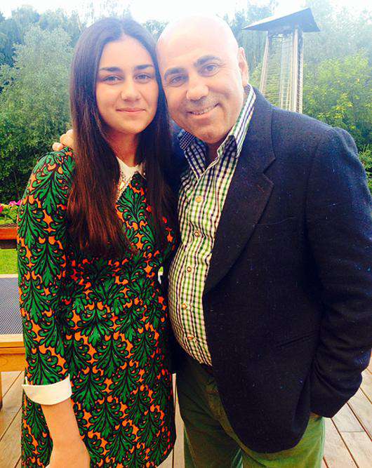 Иосиф Пригожин с дочерью Елизаветой.