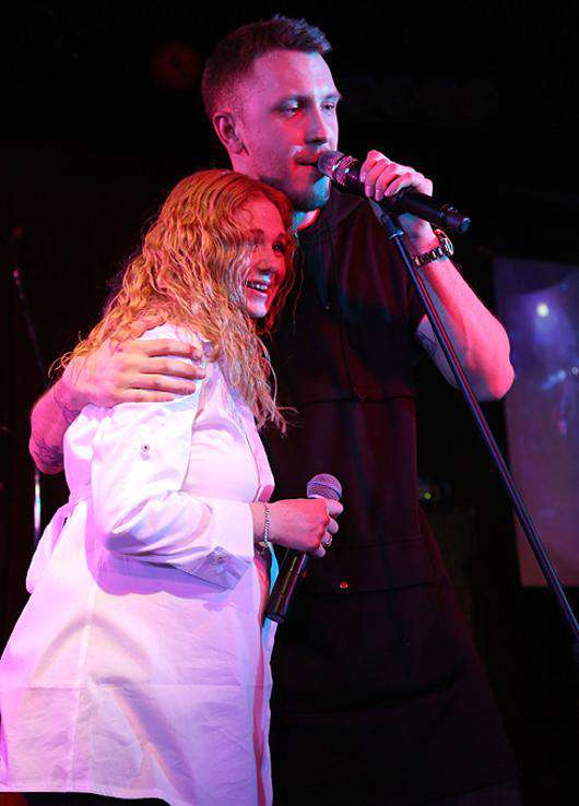 Лена Катина и рэпер T-Killah.