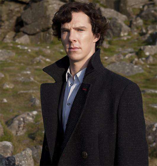 Бенедикт Камбербэтч. Кадр из сериала «Шерлок».