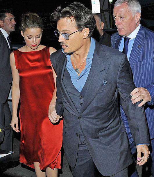 Джонни Депп и Эмбер Херд. Фото: Rex Features/Fotodom.ru.