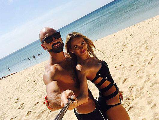 Анна Хилькевич с женихом Артуром. Фото: Instagram.com/annakhilkevich.