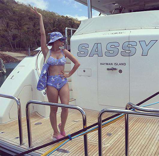 Кэти Перри в купальнике. Фото: Instagram.com/katyperry.