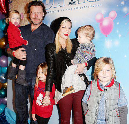 Тори Спеллинг и Дин Макдермотт. Фото: Rex Features/Fotodom.ru.