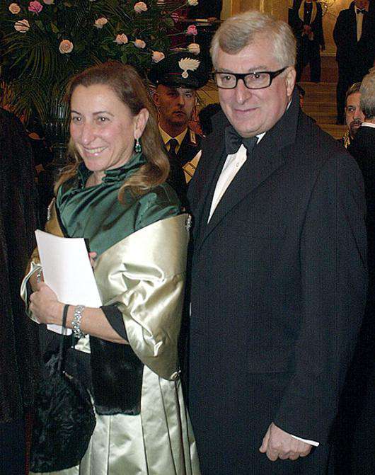 Миуччf Прада и Патрицио Бертелли. Фото: Rex Features/Fotodom.ru.