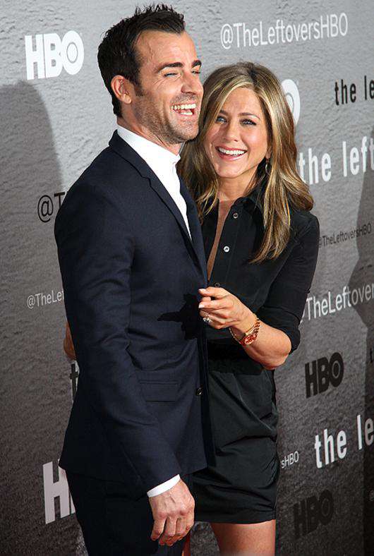 Дженнифер Энистон и Джастин Теру. Фото: All Over Press.