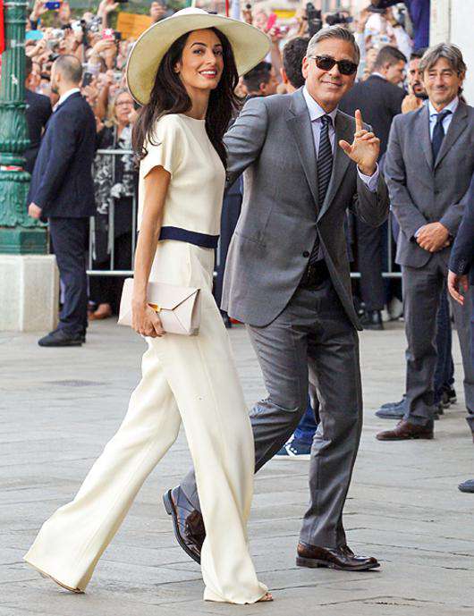 Амаль Аламуддин и Джордж Клуни. Фото: All Over Press.