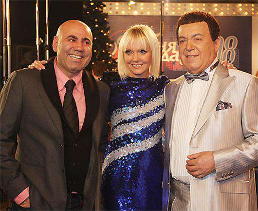 Иосиф Пригожин, Валерия и Иосиф Кобзон.