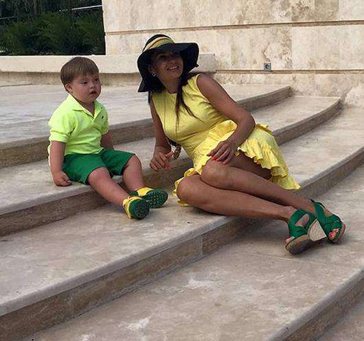 Эвелина Бледанс с сыном в Крыму. Фото: Instagram.com/bledans.