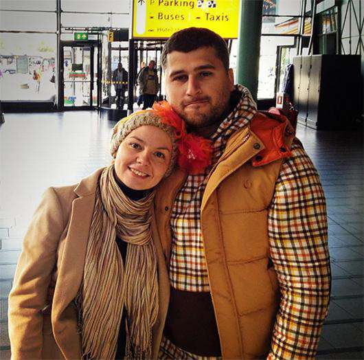 Татьяна Морозова с мужем Павлом. Фото: Twitter.com.