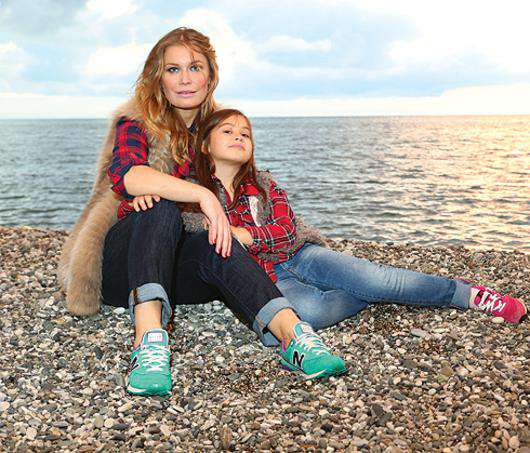 Кристина Бабушкина с дочерью.