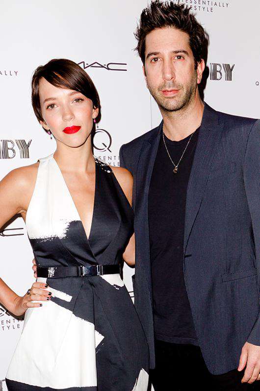 Дэвид Швиммер с женой. Фото: Alloverpress.ru.