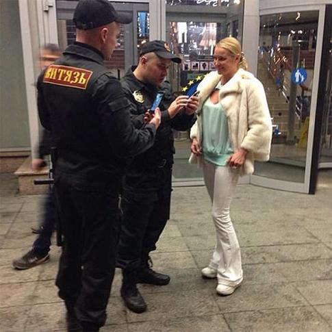 Волочкова устроила шоу в метро