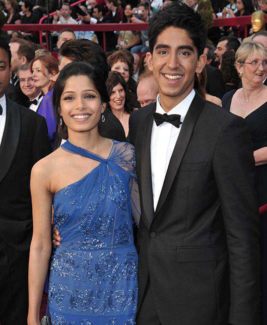 Дев Патель и Фрейда Пинто. Фото: Rex Features/Fotodom.ru.