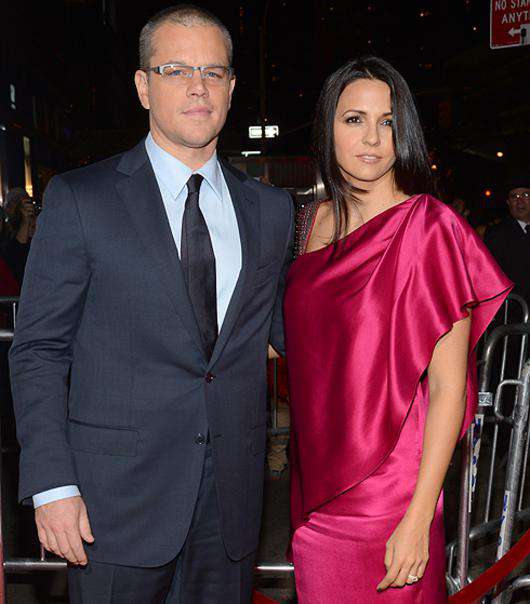 Мэтт Дэймон и Лучиана Баррозо. Фото: Sipa USA/Fotodom.ru.