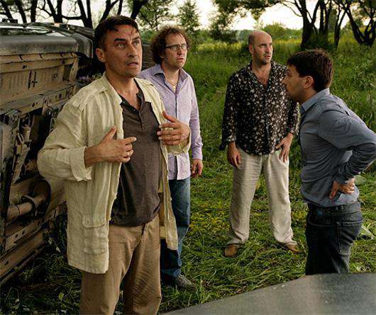 Камиль Ларин и другие участники «Квартета И». Кадр из фильма «О чем говорят мужчины».