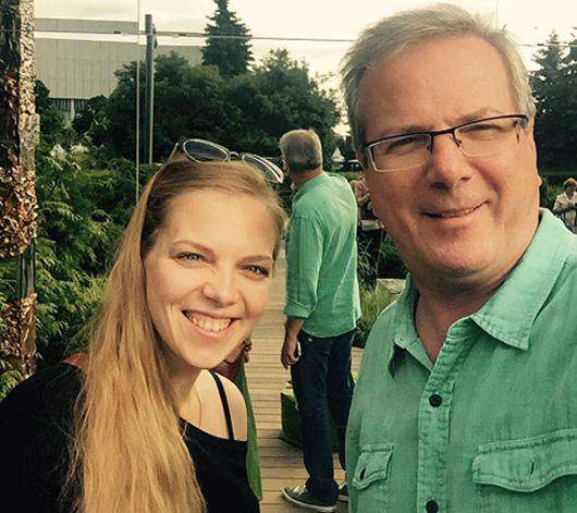 Алексей Лысенков и его дочь Анастасия. Фото: Instagram.com/alysenkov.