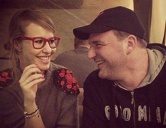 Ксения Собчак и Максим Виторган. Фото: Twitter.com.