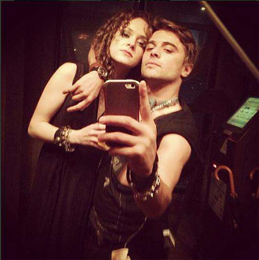 Аглая Тарасова и Илья Глинников. Фото: Instagram.com/aglayatarasova.