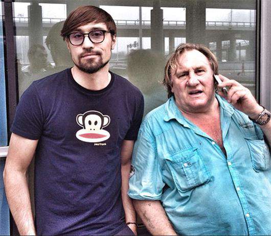 Дима Билан с Жераром Депардье. Фото: Instagram.com/bilanofficial. 