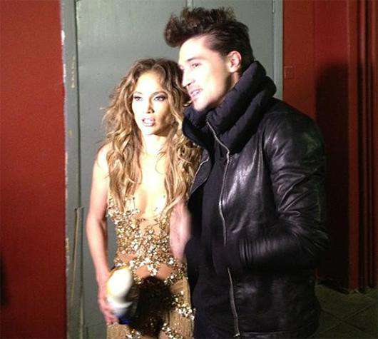 Дима Билан и Дженнифер Лопес. Фото: Twitter.com.