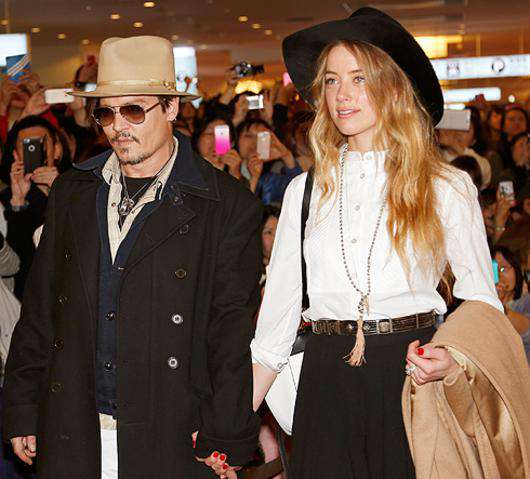 Джонни Депп и Эмбер Херд. Фото: AP Images.