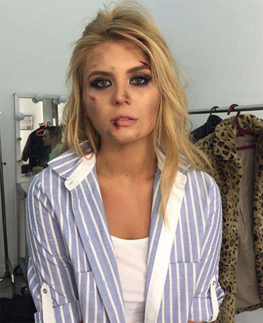 Анна Шульгина на съемках своего первого клипа. Фото: Instagram.com/anna_shulgina.