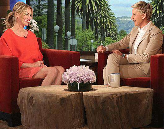 Джулия Робертс и Эллен ДеДженерес. Фото: www.ellentv.com. 