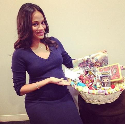 Зои Салдана впервые показала детей