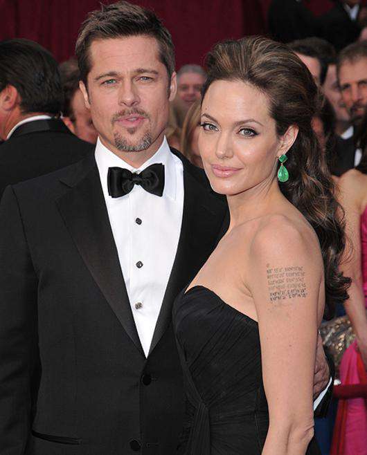 Анджелина Джоли и Брэд Питт. Фото: Rex Features/Fotodom.ru.