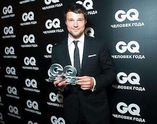 Данила Козловский на премии GQ. Фото: Twitter.com.