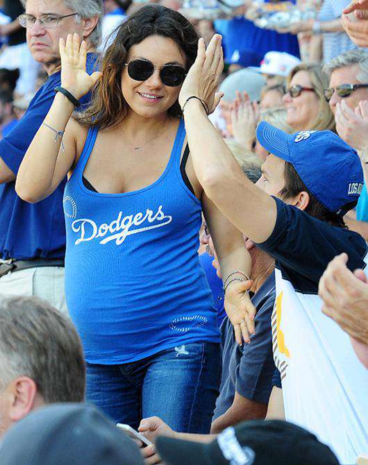 Мила Кунис и Эштон Катчер. Фото: All Over Press.