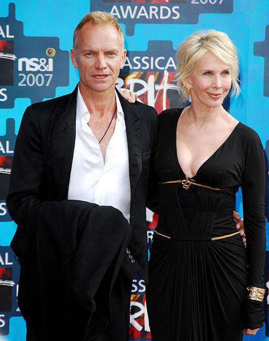 Стинг и его жена. Фото: All Over Press.