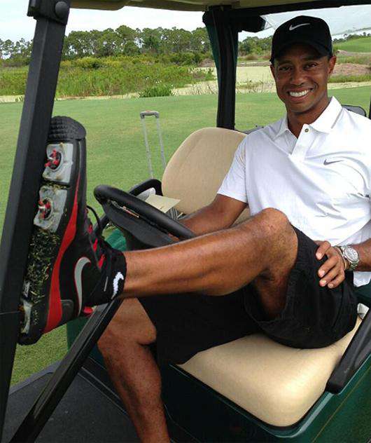 Тайгер Вудс. Фото: Twitter.com/@TigerWoods.