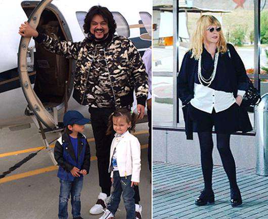 Филипп Киркоров с детьми/Алла Пугачева. Фото: Instagram.com/fkirkorov/forumpugacheva.
