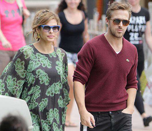 Ева Мендес и Райан Гослинг. Фото: All Over Press.