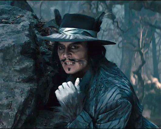 Джонни Депп в фильме «Чем дальше в лес…».