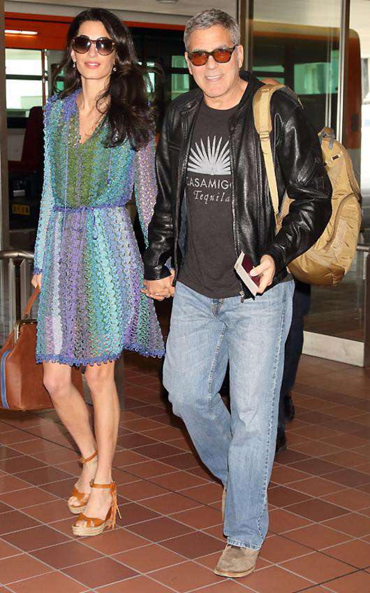 Амаль Аламуддин и Джордж Клуни. Фото: Rex Features/Fotodom.ru.