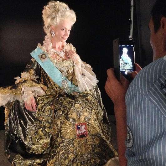 Кристина Орбакайте в образе Екатерины Великой. Фото: социальные сети