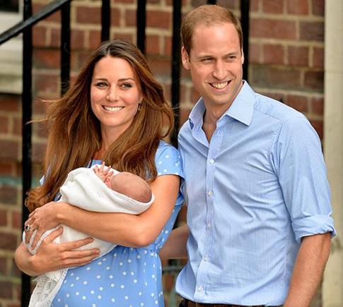Кейт Миддлтон и принц Уильям показали сына