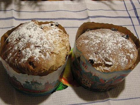 Готовим кулич из теста на опаре