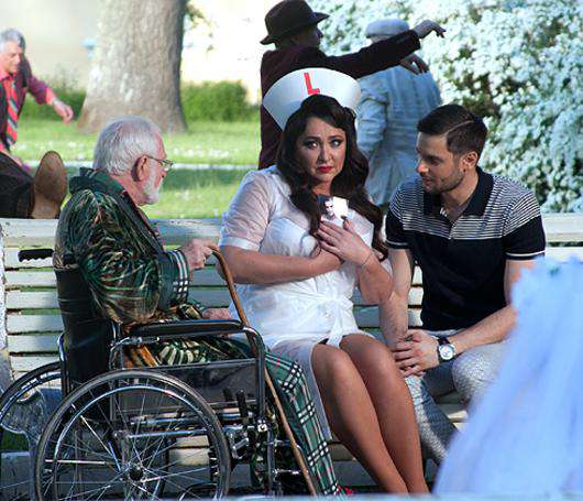 Лолита Милявская на съемках нового клипа. Фото: материалы пресс-служб.