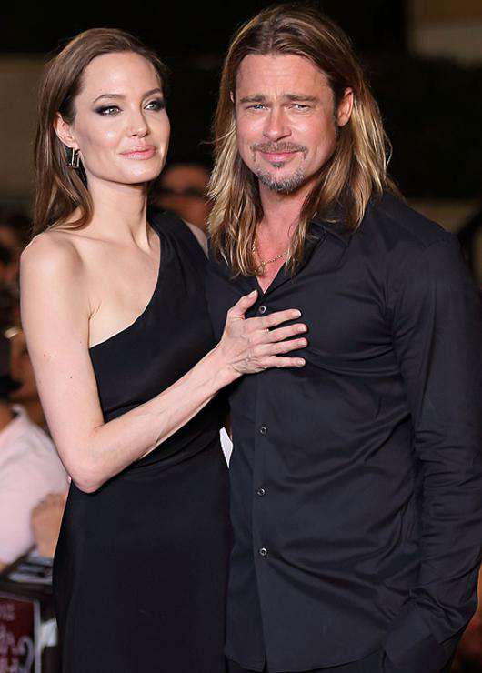 Брэд Питт и Анджелина Джоли. Фото: Rex Features/Fotodom.ru.