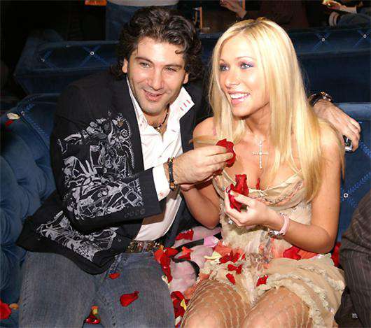 Авраам Руссо с женой. 