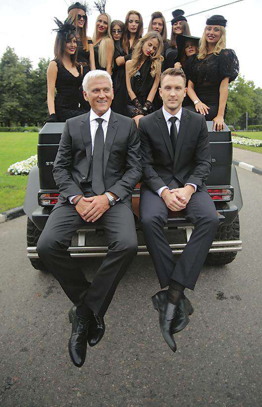 Александр Маршал и Саша T-Killah на съемках клипа на песню «Я буду помнить». Фото: материалы пресс-служб.