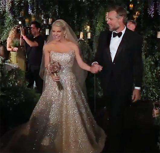 Свадьба Джессики Симпсон и Эрика Джонсона.