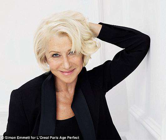 Хелен Миррен стала лицом марки LOreal. Фото: материалы пресс-служб.